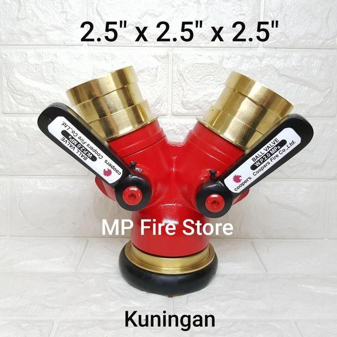 Y CONNECTION 2 HANDLE 2.5 x 2.5 x 2.5 KUNINGAN FIRE BREACHING HYDRANT