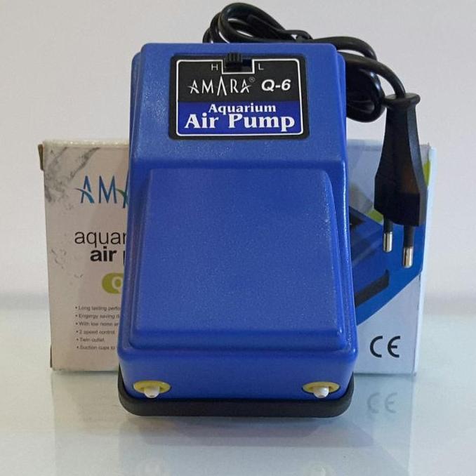 Fishboy- Pompa Udara / Air Pump / Aerator Aquarium Amara Q6 / Amara Q 6