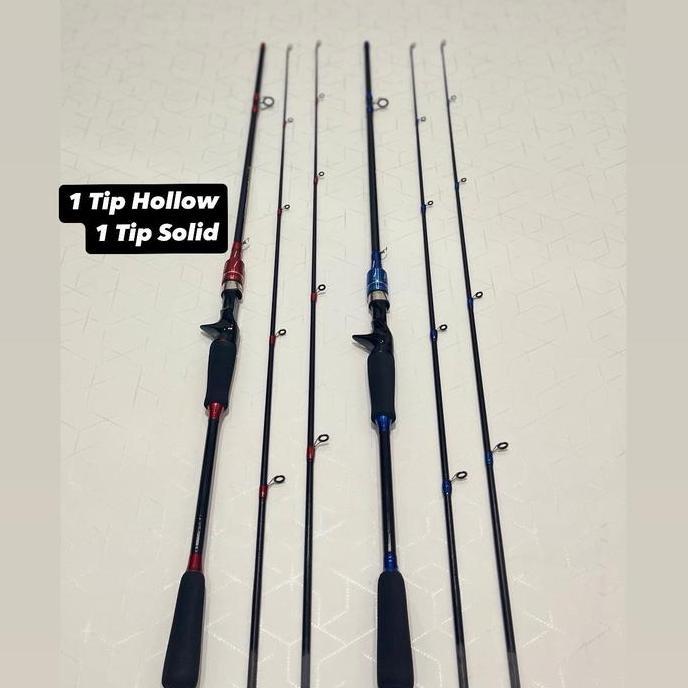 HIVE - Joran CASTING Carbon Solid MONSTER II + Bonus 1 Tip Ujung Umpan Ikan Laut