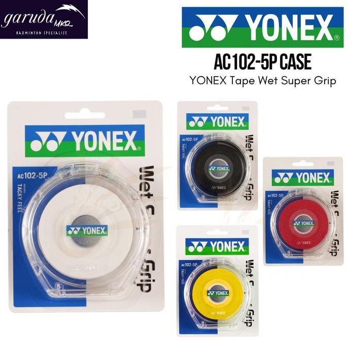 HARGA DISC - Grip Raket Yonex AC 102-5P / Grip Yonex AC 102 - 5P Case JP CODE