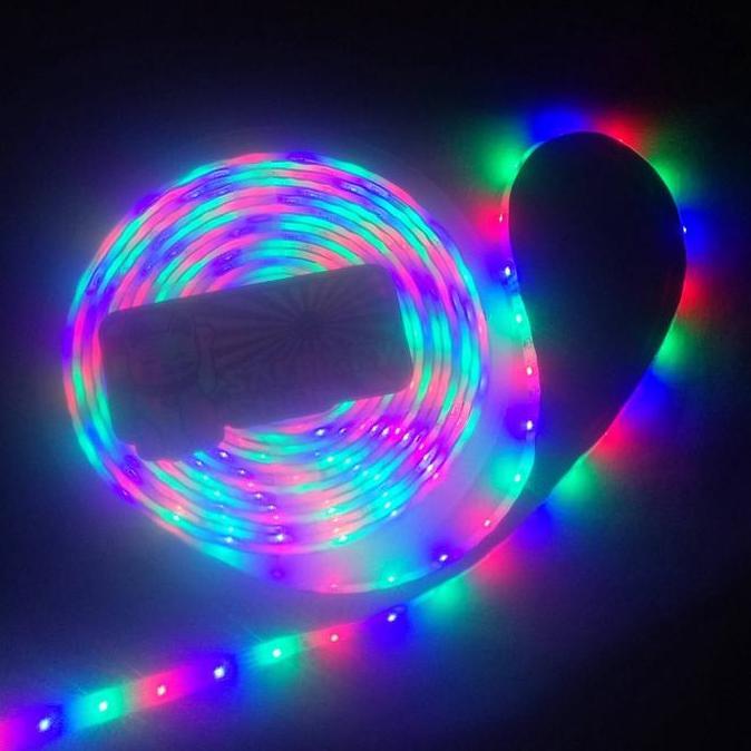 Lampu Led Strip RGB Warna Warni IP44 Anti Air 12 Volt 12v Waterproof