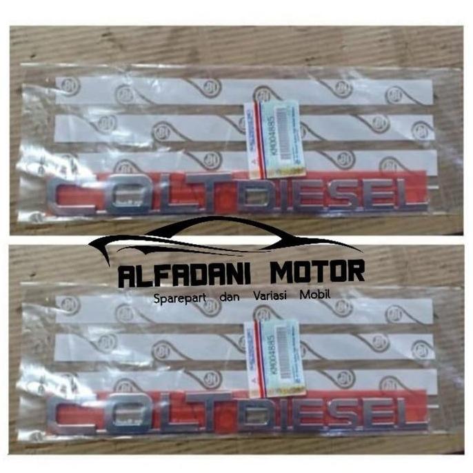 EMBLEM COLT DIESEL / LOGO COLT DIESEL NEW ORIGINAL 100% MITSUBISHI