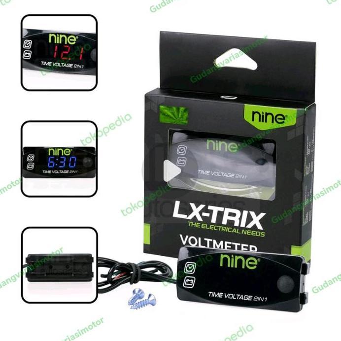 voltmeter digital lx - trix nine v2,  volt dan jam