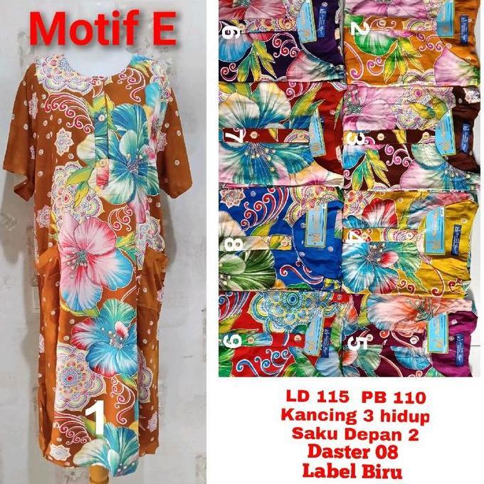 Ready stock Daster Kencana Ungu 08 label Biru LD 120cm Panjang