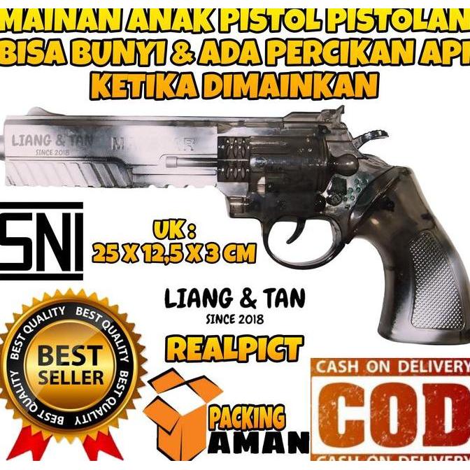 Promo Mainan Anak Pistol Tembak Tembakan Gunman Bisa Bunyi / Mainan Anak Laki Laki Sni Murah Allshop