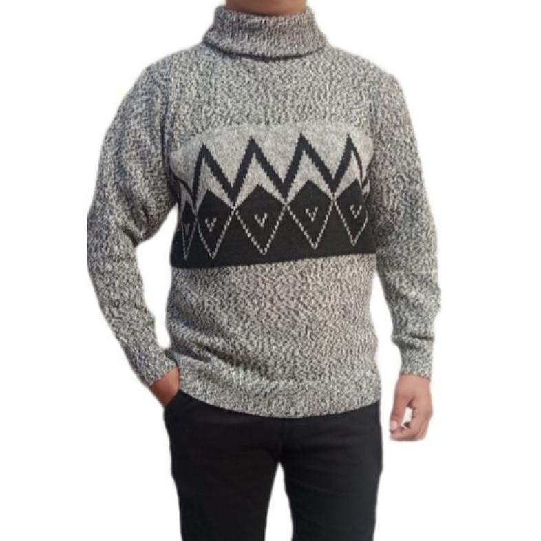 NEW ICS (BISA COD) SWEATER RAJUT COWOK PRIA KRAH TINGGI CAKEP KEREN TEBAL [terbaik][terlaris]