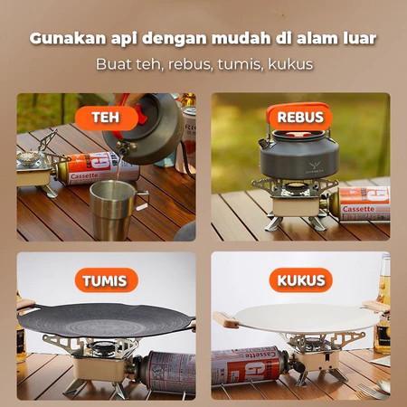 Kompor Portable Camping/Kompor Mini Camping/Kompor Kecil Camping/Kompor Lipat Camping/Kompor Outdoor
