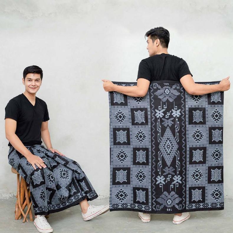 BestPromo Sarung Pria Motif Kaligrafi Kufi Batik Palaikat Sarung Pondok Sarung Sholat Sarung Batik P