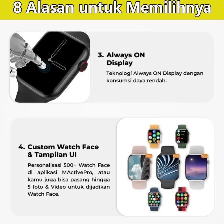 NEW [COD] Original VIVO Smartwatch 10 Pro MAX with 2.1" HD AMOLED Display GPS Waterproof Bluetooth C