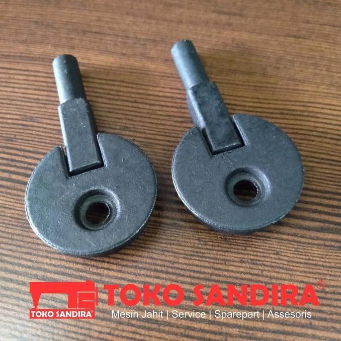 2 PCS ENGSEL MEJA MESIN JAHIT TRADISIONAL BUTTERFLY-SINGER-STANDAR