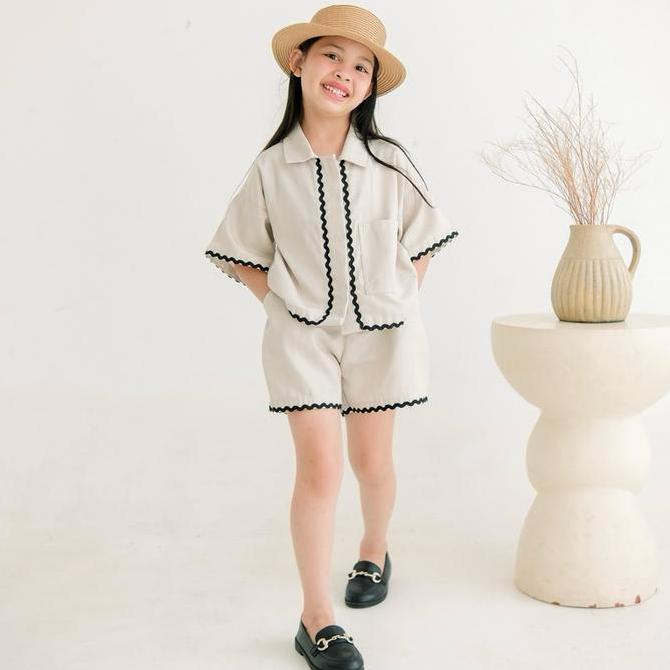 Termurah / Hot Sale (1-8 Tahun) Willow-Setelan Anak Perempuan | Set Anak Perempuan | Set Anak Peremp