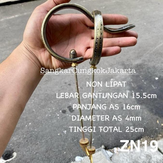 Bridwoi- Gantungan Kandang Cungkok Besar As17Cm Ori Tiongkok