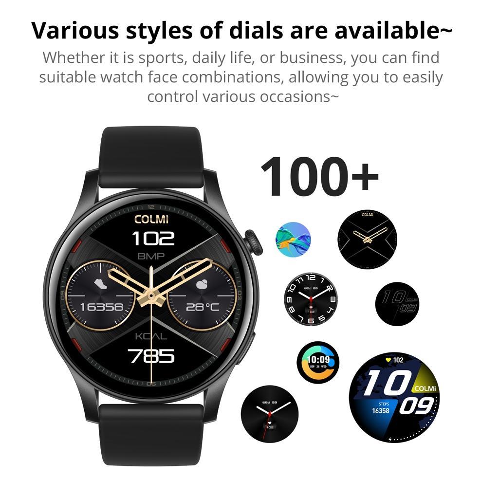 TERBARU COLMI V73 smart watch AMOLED screen Muslim prayer Health Monitoring Men Watch Women Watch Bl