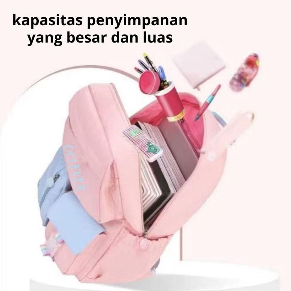 Veliora Space - Bk131 - Tas Sekolah Anak Perempuan Tas Ransel Sekolah Anak Ransel Sekolah Anak Perem