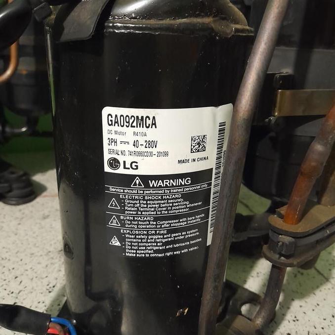 KOMPRESOR AC LG SMART INVERTER 1PK DUAL INVERTER 1PK T10EVA T08EMV1