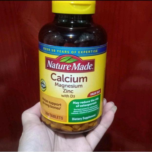nature made calcium magnesium zinc with vitamin D3 300.