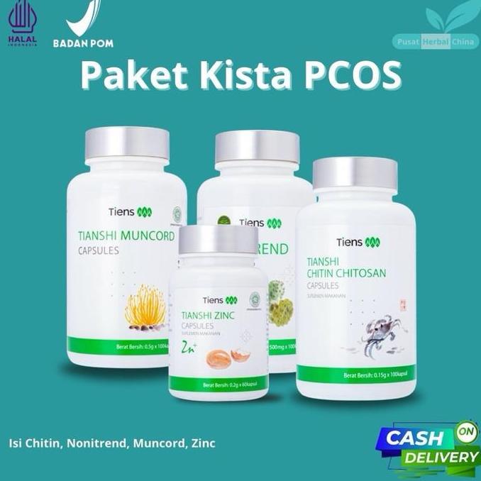 Paket Kista PCOS Tiens Herbal - Bpom