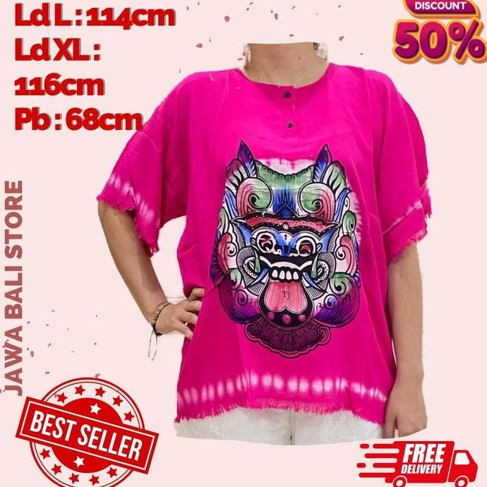 Iyakirim- Cod - Original - Baju Barong Bali - Baju Bali - Kaos Bali - Baju Pantai Pria Wanita - Baju