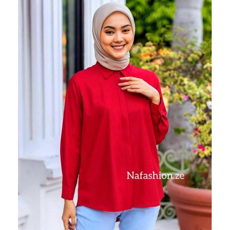 Iyakirim- Nafashion + Kemeja Merah Cabe + Kemeja Agustusan 17 An Kemerdekaan + Kemeja Tunik Jumbo Me