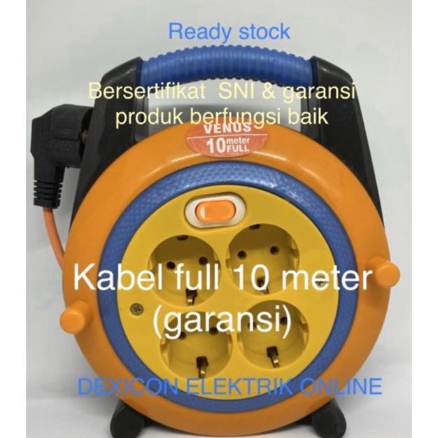 Box kabel venus 10 meter/roll kabel/terminal colokan listrik/colokan listrik/stop kontak/kabel roll