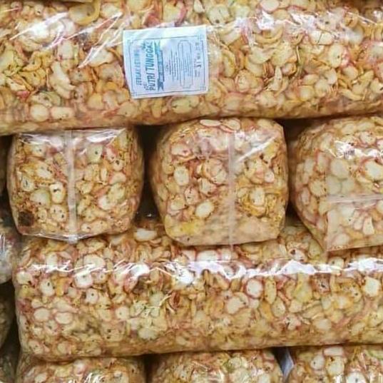TERMURAH!! KERUPUK SEBLAK KERING PEDAS 1 BALL GM