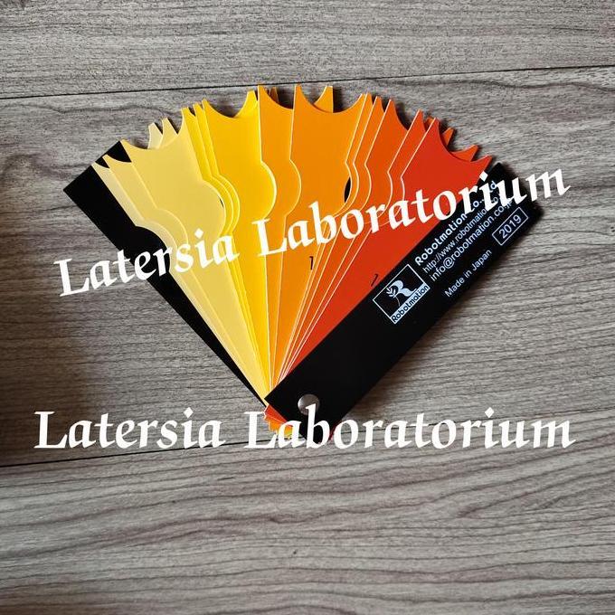 Egg Yolk Color Chart - Kipas Warna Telur - Egg Yolk Colour Fan HI