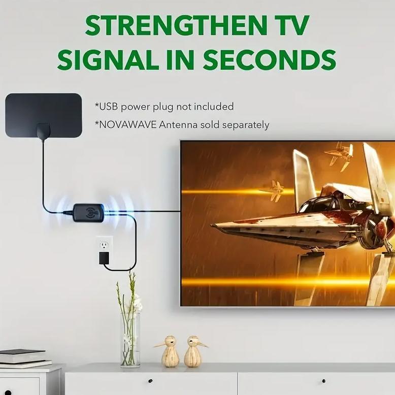 BEST SALE Booster TV Taffware D15 / D25 Penguat Sinyal Antena D-15 Universal Anten Televisi Amplifie