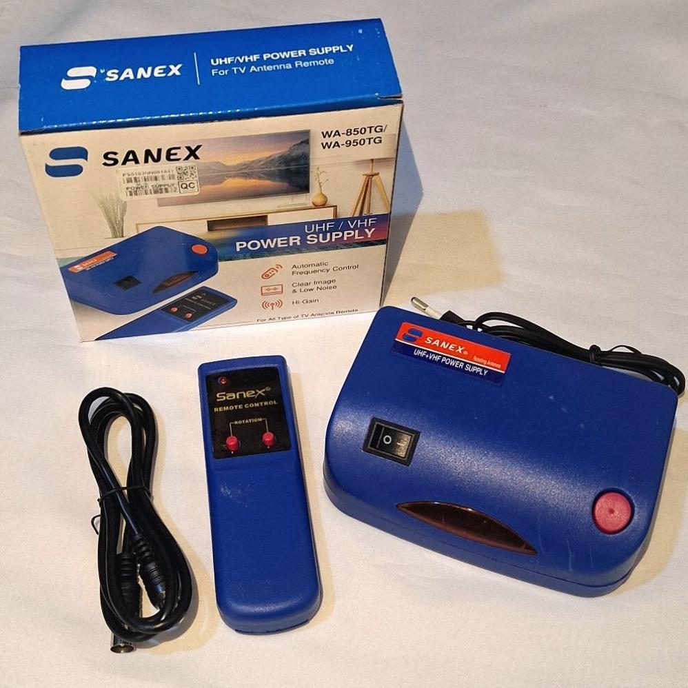 CUCI GUDANG [SANEX] BOOSTER ANTENA REMOTE TV UHF POWER SUPLY TV