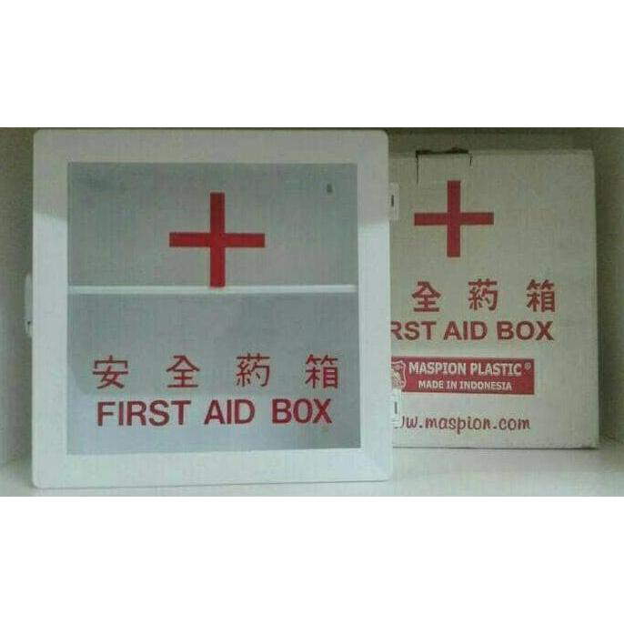 Kotak Obat P3K + Isi Lengkap / Kotak p3k dinding lengkap