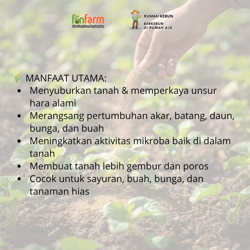 Bisa Cod Pupuk Kandang Ayam Fermentasi - Murni Tanpa Sekam - Siap Pakai - Kompos Kohe Ayam ><