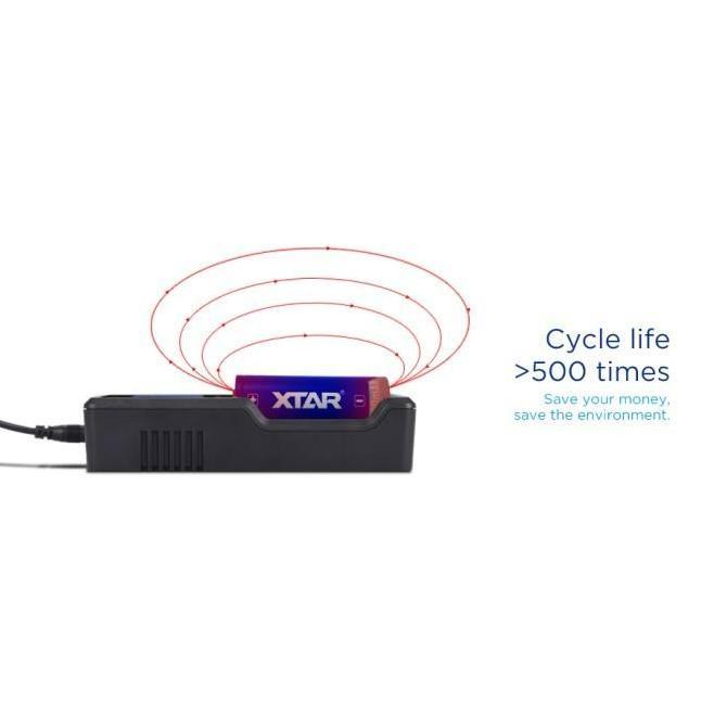 Xtar 26650 Baterai Li-ion 5200mAh 3.6V Flat Top Battery