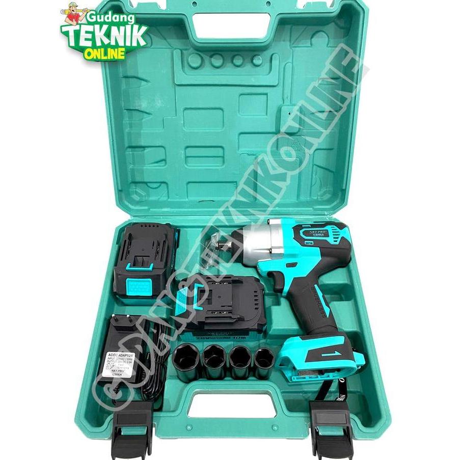 BAJANTEKNO IMPACT WRENCH TX65 NRT PRO 20V CORDLESS / Mesin Pembuka Buka Pengencang Baut BATERAI BATE