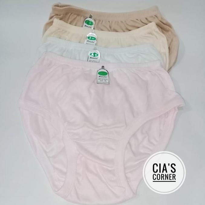 BL142 >> [3pcs] CD MINIOLA | CELANA DALAM WANITA Tebal Katun