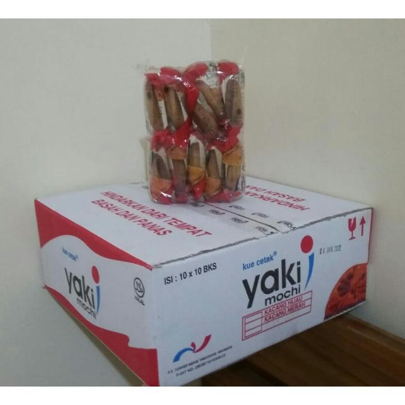 Hampers ! Kue Cetak YAKI MOCHI (BOX MERAH 10 x 10 BKS) Termurah