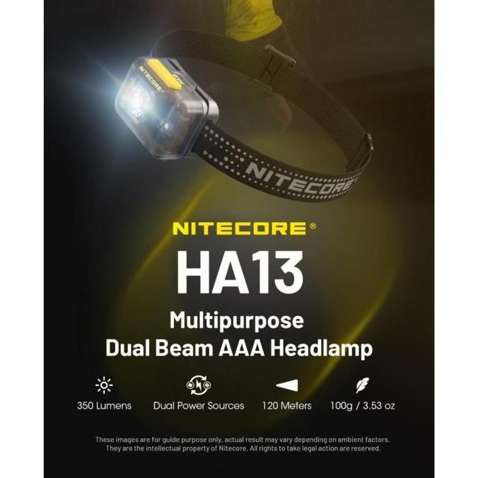 NITECORE Senter Kepala LED Headlamp - HA13
