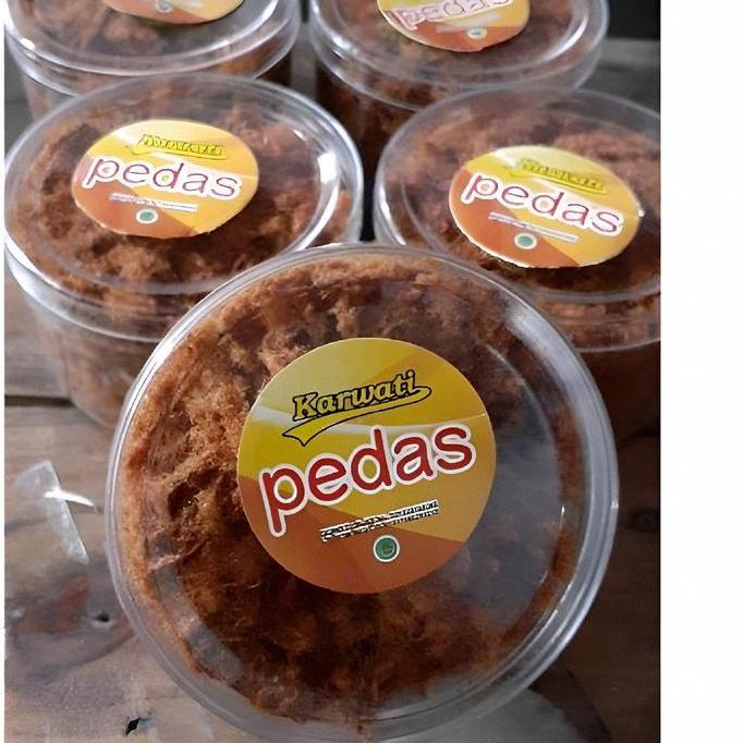 Lazatos- Abon Ayam Karwati Asli Cianjur 150 Gram Rasa Original Pedas