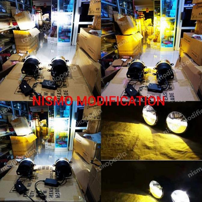 Promo foglamp led 3 warna xpander foglamp led xpander fog lamp xpander Diskon