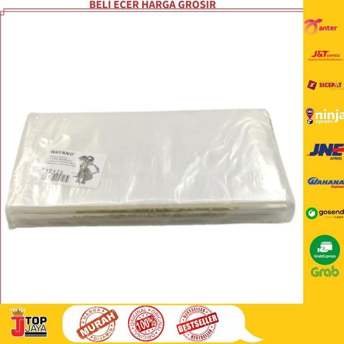Picx- Plastik Pp Wayang Ukuran 12X25Cm/ 25X12 Cm Kiloan Bening/Transparant