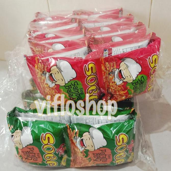 Lazatos- Snack Mie Soba / Spix Soba Mie (Sejenis Mie Kremes/ Anak Mas) Isi 20