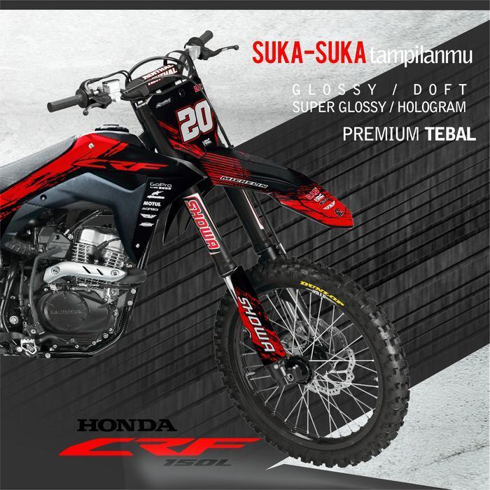 Decal Crf 150 L / Sticker Decals Crf 150 L / Stiker Decal Crf A21 Original Dan Terpercaya