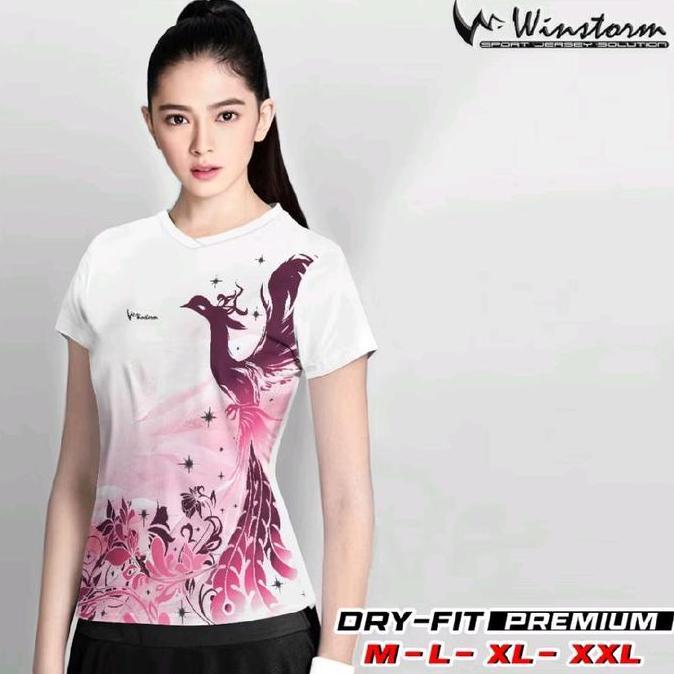 Pootbol- Jersey Badminton Baju Badminton Wanita Kaos Badminton Jersey Olahraga Volly Dryfit Sport