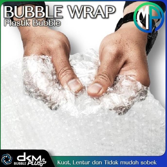 Picx- Plastik Bubble Wrap Roll / Potongan 30Cm 40Cm 60Cm Roll Bening / Hitam