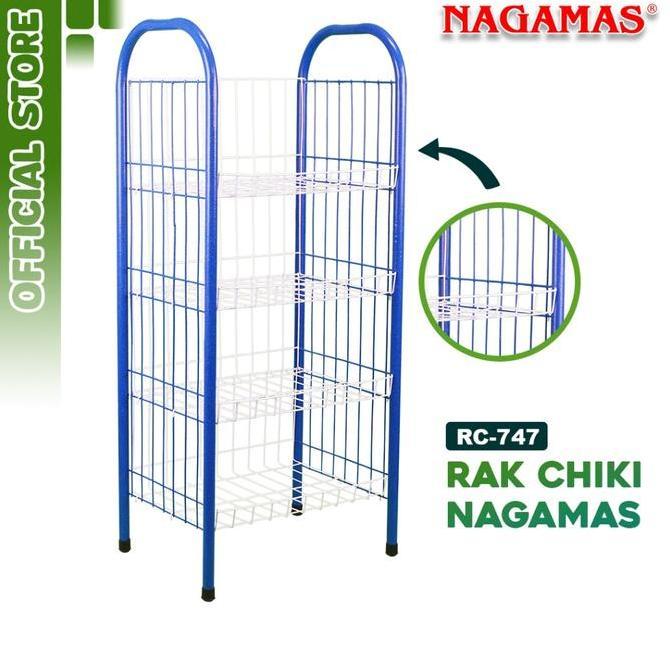 TERBARU - NAGAMAS Rak Chiki Serbaguna Rak Snack / Rak Display Plastik Kuat & Tahan Lama