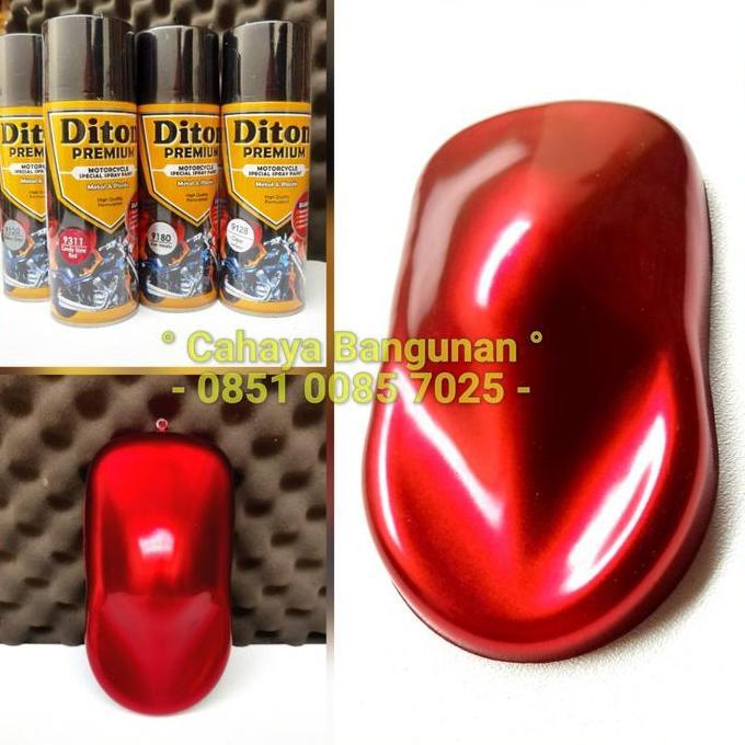 Colorbit- Paket Diton Premium Candy Tone Red Merah 9311 Cat Semprot Pilox Pylox