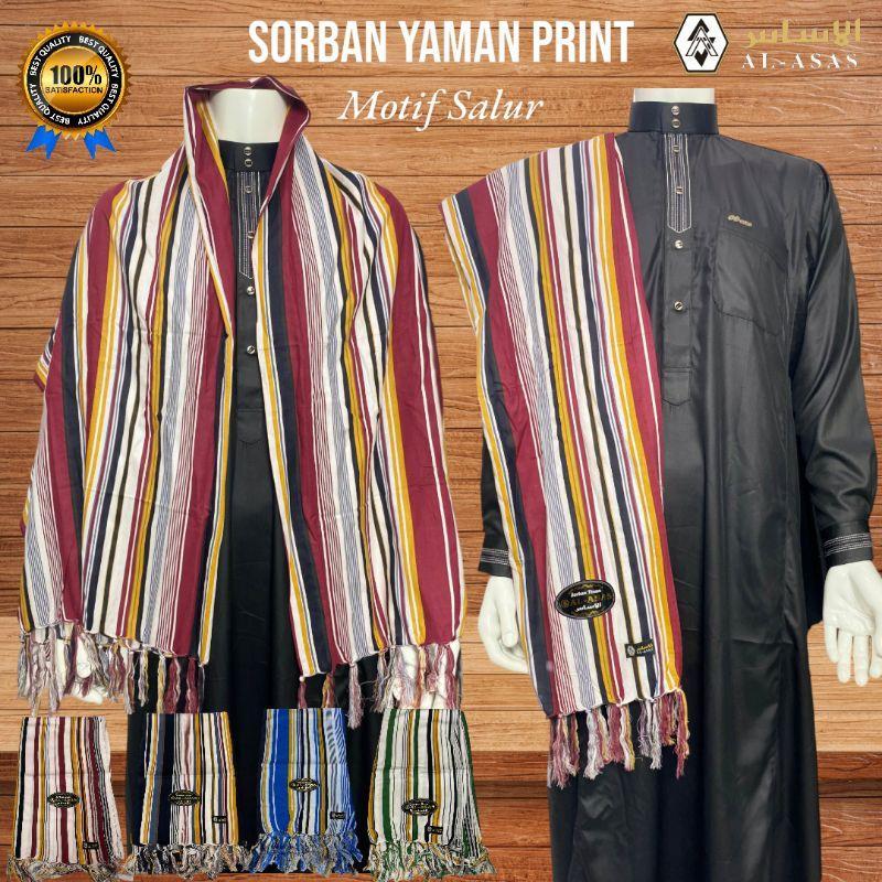 Al-Asas Sorban Yaman Printing | Ridha Yaman Printing Motif Salur