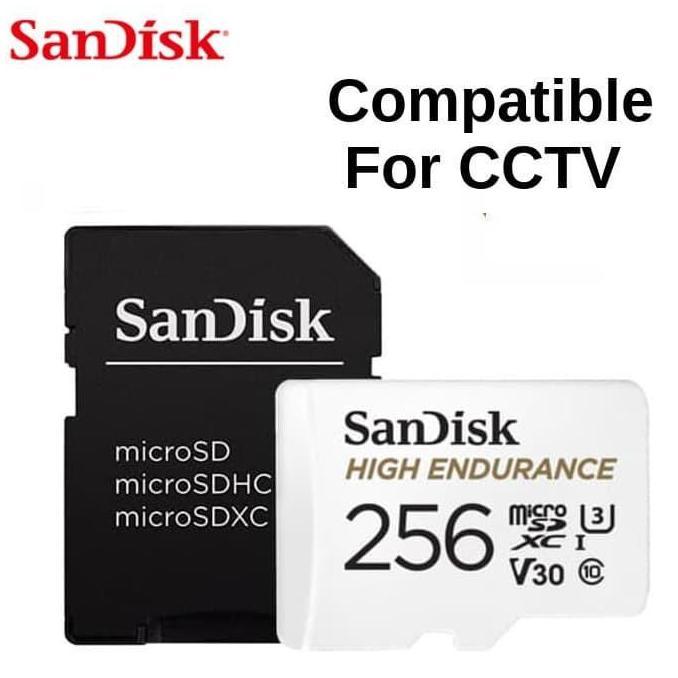SANDISK MICROSD 256GB/ MICRO SD 256 GB HIGH ENDURANCE VIDEO MONITORING