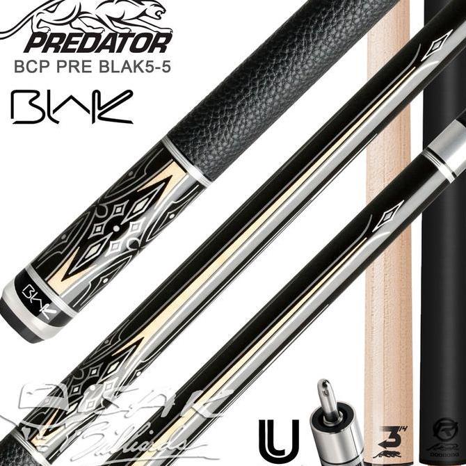 Predator Blak5-5 Pool Cue - Revo Carbon 314-3 Maple Shaft low Deflection