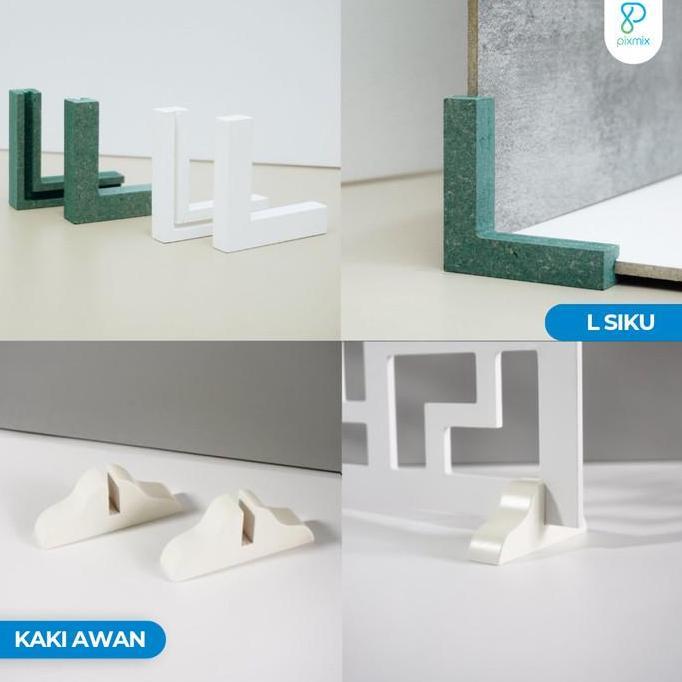 Kaki L Siku Hardboard | Penyangga Alas Foto Hardboard