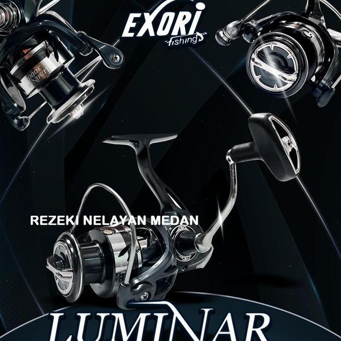 Reel EXORI Luminar SW 1000 / 2000 / 3000 / 4000 / 5000 / 6000 | Reel Saltwater Murah Berkualitas EXO