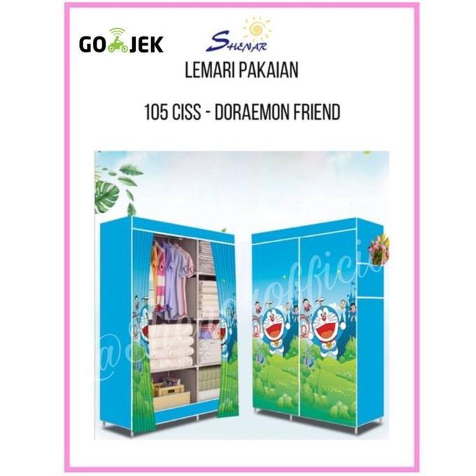 TERBARU SHENAR Lemari Pakaian 105 ciss/lemari KARAKTER/lemari tirai
